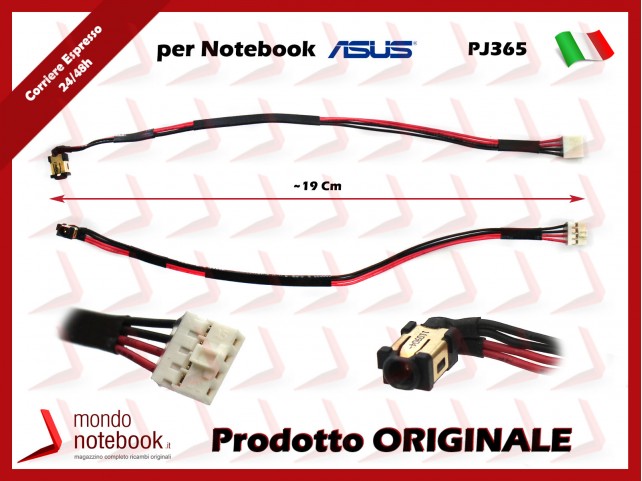 Connettore di Alimentazione DC Power Jack ASUS PJ365 Eee Slate EP121 B121 E714