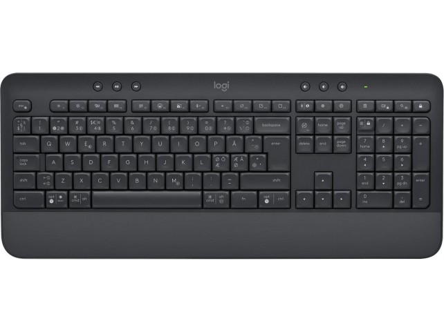 Logitech Signature K650 keyboard  Bluetooth QWERTY Danish,