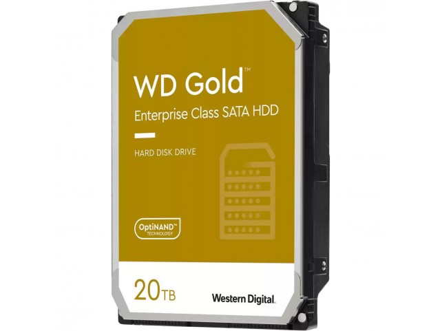 Western Digital 20TB GOLD 512 MB 3.5IN SATA  