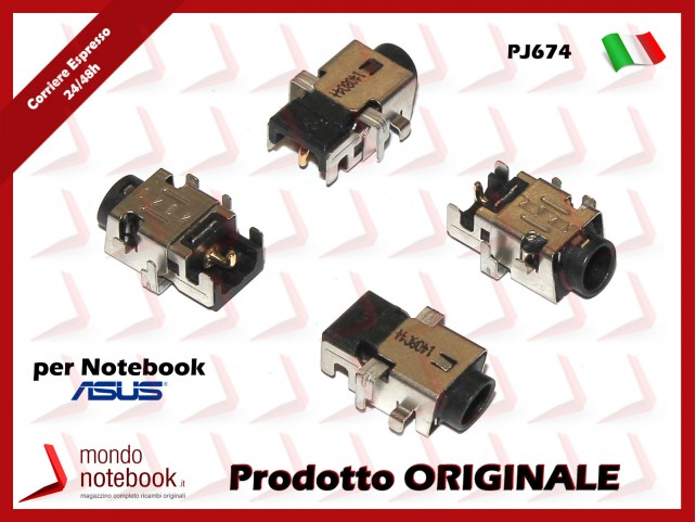 Connettore di Alimentazione DC Power Jack ASUS PJ674 UX301LA T200MA UX31LA