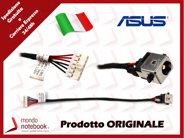 Connettore di Alimentazione DC Power Jack ASUS X550 X550LA X550CA X550CC X550VA (con Cavo)