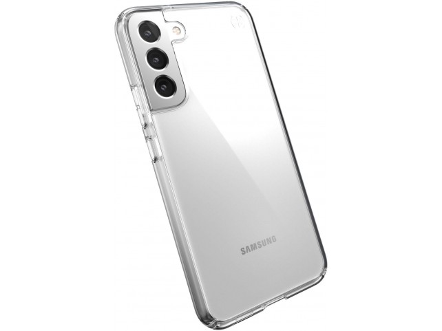 Speck Presidio Perfect Clear for  Samsung S22+. Clear/Clear