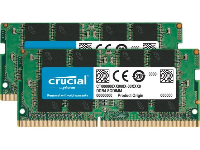 Crucial Memory Module 32 Gb 2 X 16 Gb  Ddr4 3200 Mhz
