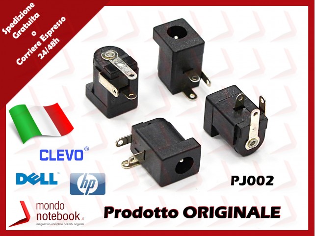 Connettore di Alimentazione DC Power Jack DELL PJ002 1,65mm Latitude LX4100COMPAQ Presario 1200 1210