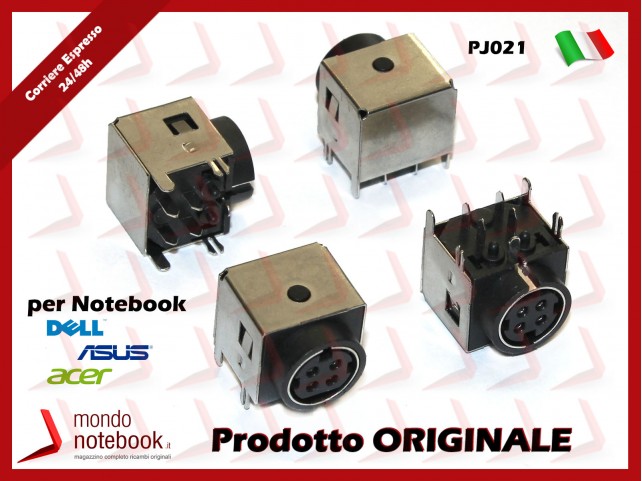 Connettore di Alimentazione DC Power Jack DELL PJ021 Alienware 7700 7700M D900T_U