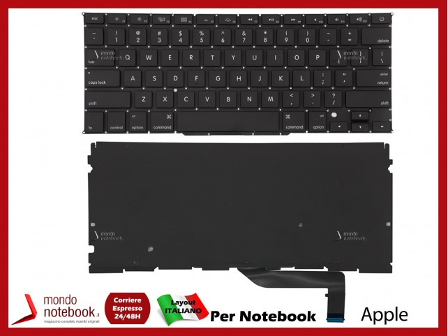 Tastiera Notebook APPLE Macbook Pro Retina 15" A1398 (2012 - 2015)(Retroill) Layout US Americano