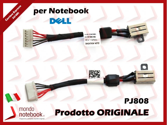 Connettore di Alimentazione DC Power Jack DELL PJ808 XPS 15 9550 9550 XPS 13 9530 (2013)