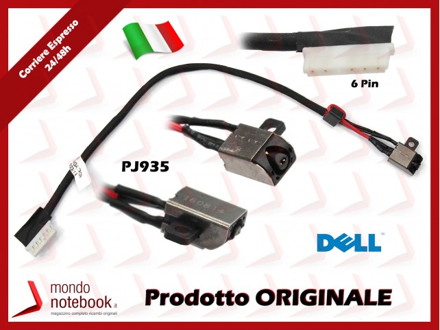 Connettore di Alimentazione DC Power Jack DELL PJ935 Inspiron 15 5000 15-5567 15-5565 15-5566