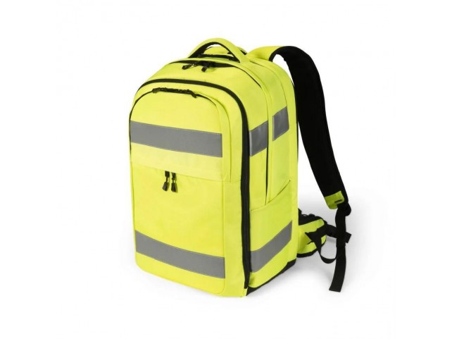 Dicota Backpack HI-VIS 32-38 litre,  yellow