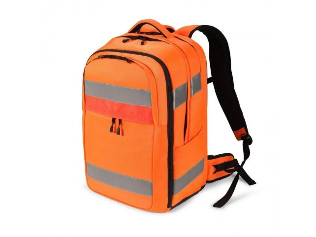Dicota Backpack HI-VIS 32-38 litre,  orange