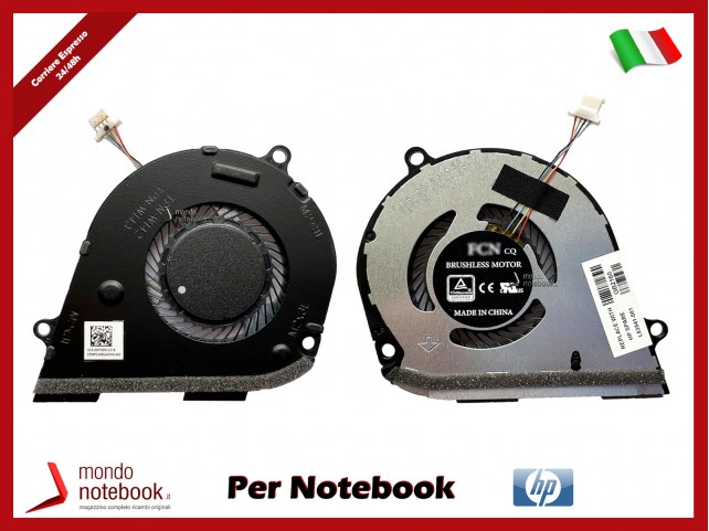 Ventola Fan CPU HP Envy 15-DR 15-DS 15-Z 15M-DR 15M-DS - L53541-001