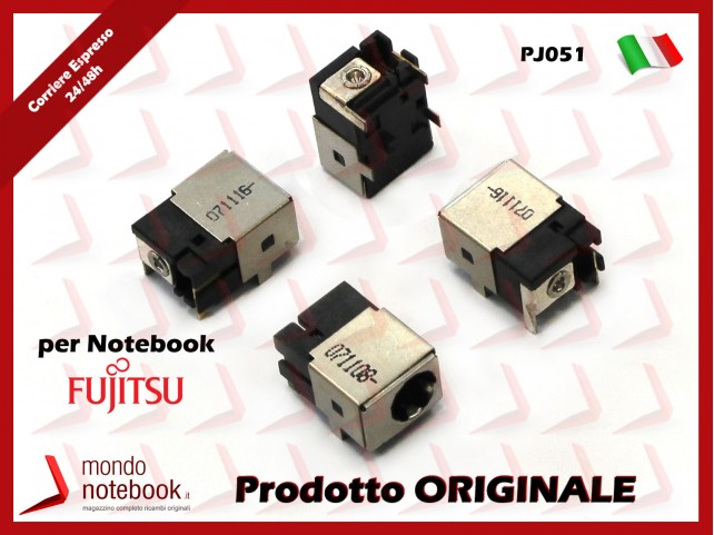 Connettore di Alimentazione DC Power Jack Fujitsu PJ051 Esprimo V5505 V5515 V5535