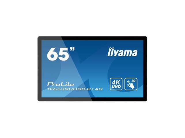 iiyama 65" PCAP Anti-glare Bezel  Free 50-Points Touch Screen,