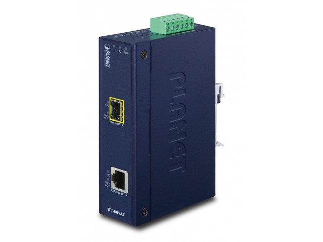 Planet IP30 Slim type Industrial  Fast Ethernet Media Converter