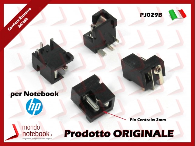 Connettore di Alimentazione DC Power Jack HP PJ029B Omnibook 800 900 900B