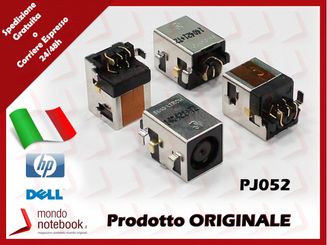 Connettore di Alimentazione DC Power Jack HP PJ052 NC NW NX Series HP Mini 2100 2133