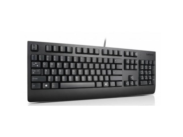 Lenovo Keyboard Usb Norwegian Black  
