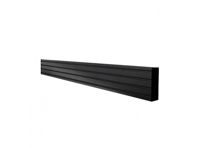 B-Tech SYSTEM X - Horizontal  Mounting Rail - 1.75m, Black