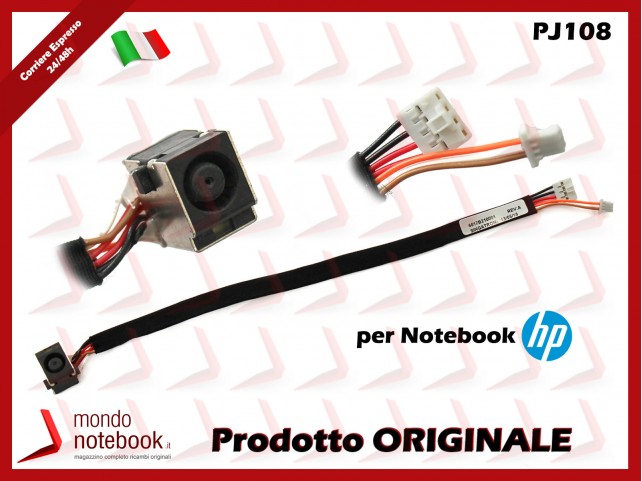 Connettore di Alimentazione DC Power Jack HP PJ108 Probook 4310 4410 4310S 4311S 4411S 4415S 4416S