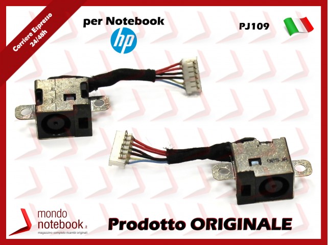 Connettore di Alimentazione DC Power Jack HP PJ109 DV3000