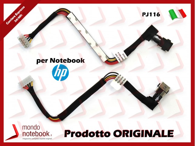 Connettore di Alimentazione DC Power Jack HP PJ116 V3000 C700 (65W)