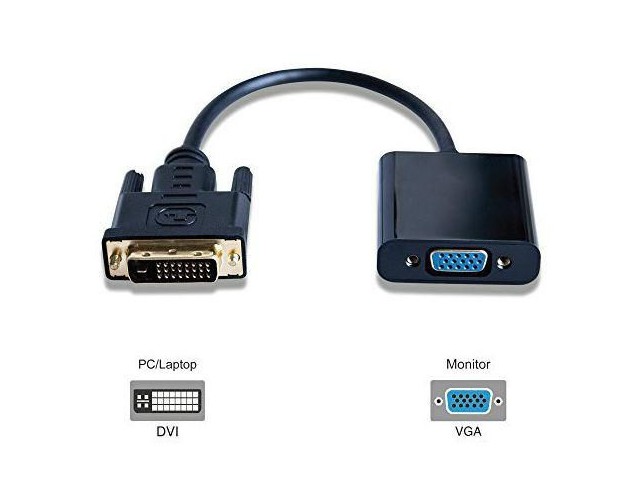 ProXtend DVI-D 24+1 to VGA Adapter  Black 20cm