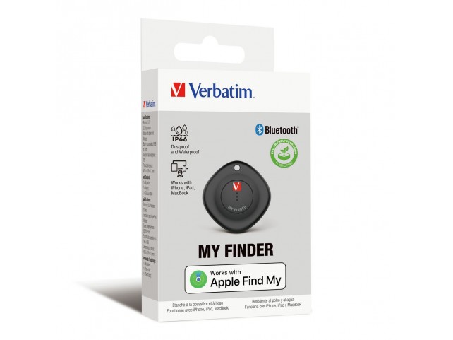 Verbatim MYF-01 Bluetooth Item Finder  1 pack Black