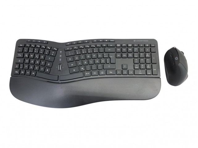 Conceptronic Orazio Ergo Wireless  Ergonomic Keyboard & Mouse