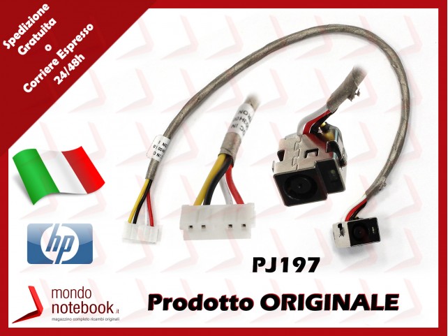 Connettore di Alimentazione DC Power Jack HP PJ197 DV7-1000 (5 PIN)