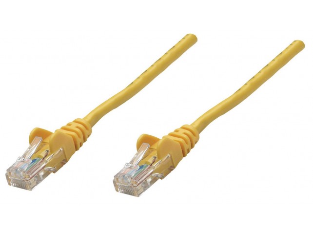 Intellinet Patchkabel RJ45 S/FTP Cat6  Kupfer LSOH 0,25m gelb