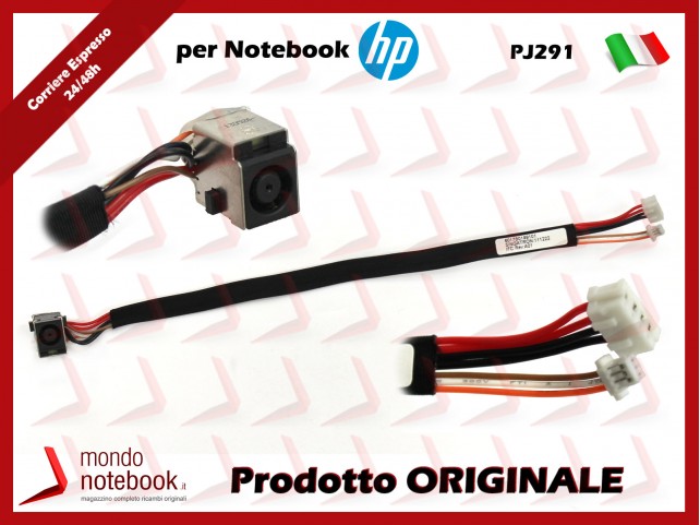 Connettore di Alimentazione DC Power Jack HP PJ291 4510S 4520S - 23Cm