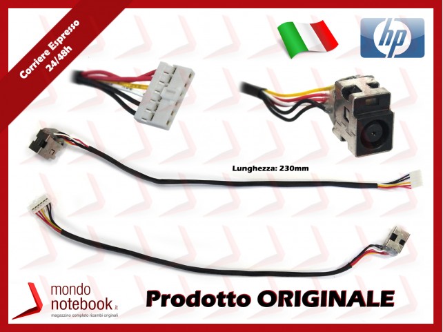 Connettore di Alimentazione DC Power Jack HP PJ309 CQ71 DV6-1000 dv7-2000 (6 PIN) 23cm