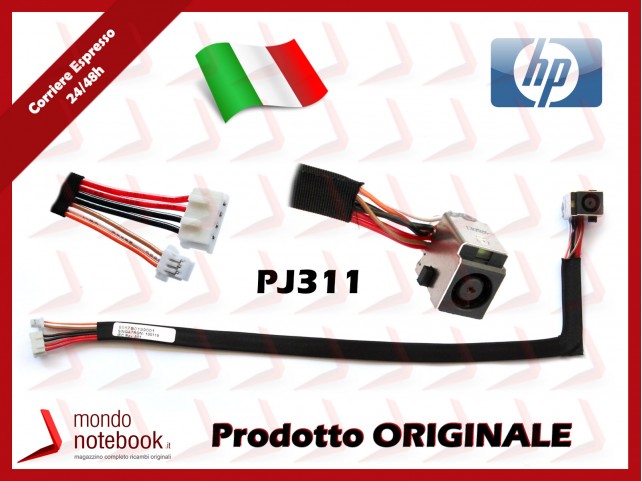 Connettore di Alimentazione DC Power Jack HP PJ311 Probook 4415S 4710 4710S 22Cm