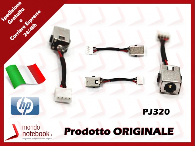 Connettore di Alimentazione DC Power Jack HP PJ320 Mini 210 CQ10 100 110 910