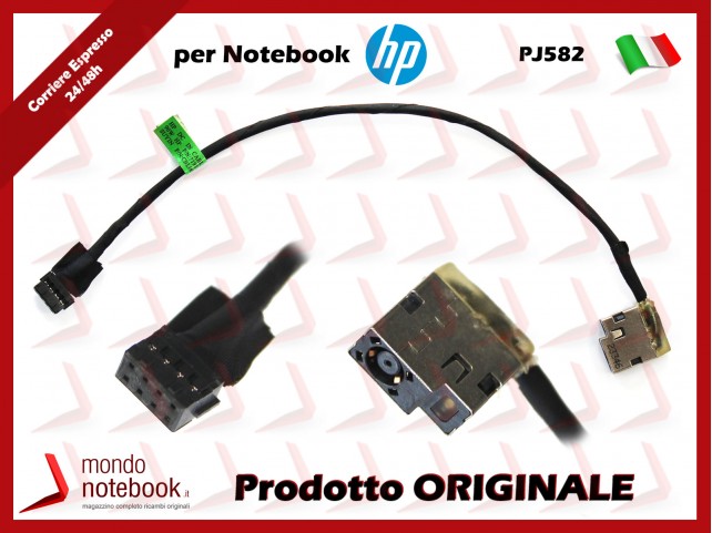 Connettore di Alimentazione DC Power Jack HP PJ582 15-J 17-J 15-E 17-E (8 PIN) 17/19 Cm