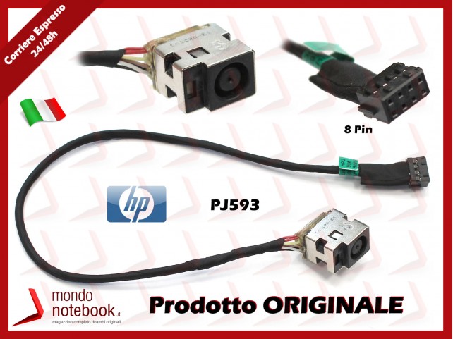 Connettore di Alimentazione DC Power Jack HP PJ593	Envy M6 M6-1000 series