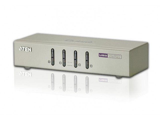 Aten 4 port USB KVM + Audio  4-Port USB VGA KVM with Audio