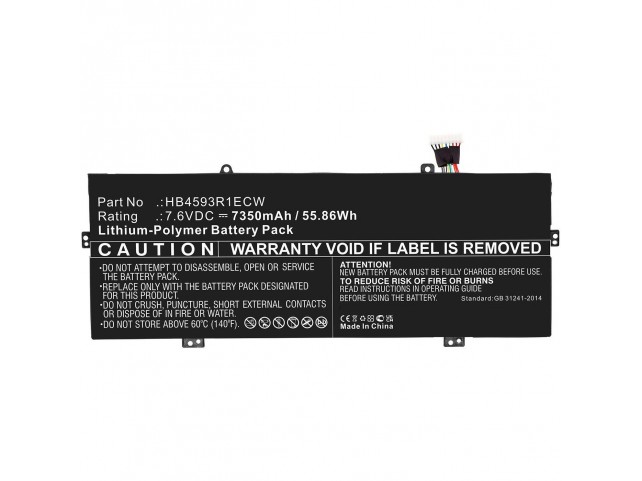 CoreParts Laptop Battery for Huawei  55.86Wh Li-Polymer 7.6V