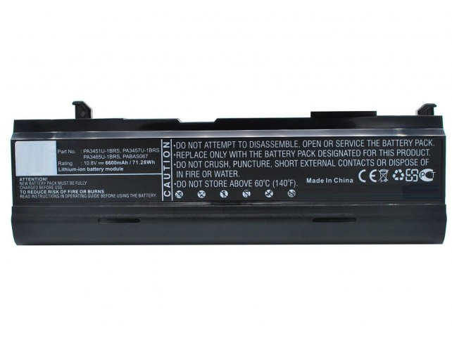 CoreParts Laptop Battery for Toshiba  71WH 9Cell Li-ion 10.8V 6.6Ah