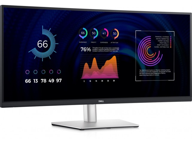 Dell P Series P3424We Computer  Monitor 86.7 Cm (34.1") 3440