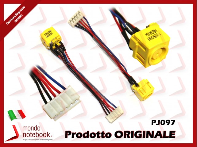 Connettore di Alimentazione DC Power Jack LENOVO PJ097 T60 T61 Z60 R60 R61 T60 T61 Z61m