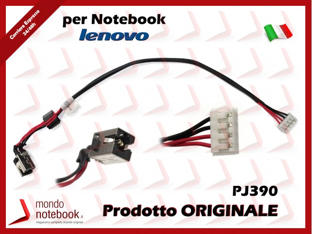 Connettore di Alimentazione DC Power Jack LENOVO PJ390 G485 G580 G585