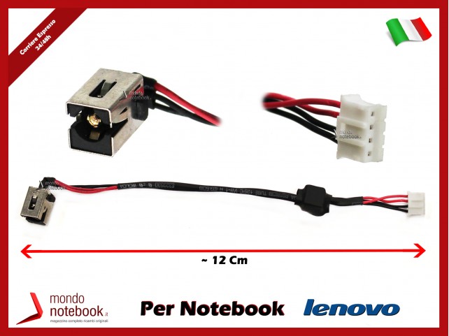 Connettore di Alimentazione DC Power Jack LENOVO PJ655 IdeaPad P400 P500 Z500