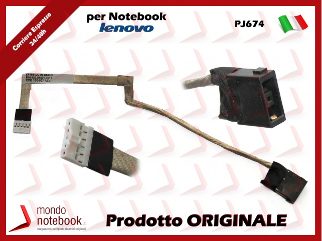 Connettore di Alimentazione DC Power Jack LENOVO PJ853 Flex 2-14D 2-15D