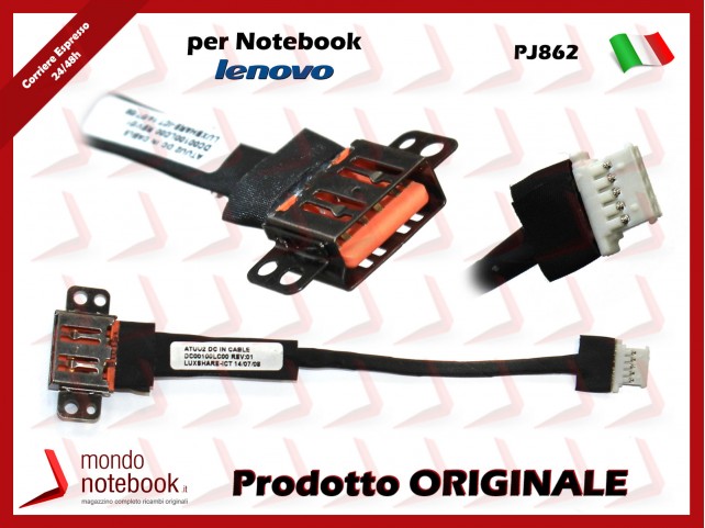 Connettore di Alimentazione DC Power Jack LENOVO PJ862 YOGA 3 PRO 1370 YOGA 3 PRO 11