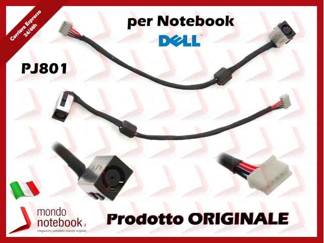 Connettore di Alimentazione DC Power Jack PJ801 DELL Latitude E5540 (Versione 1)