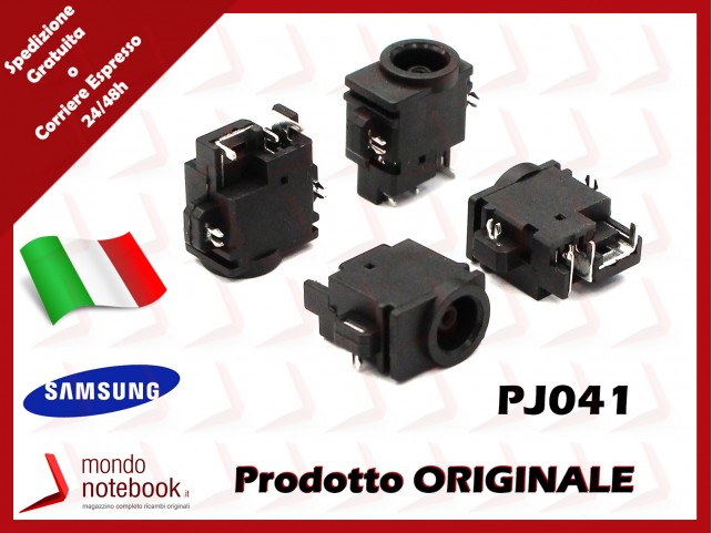 Connettore di Alimentazione DC Power Jack SAMSUNG PJ041 2,5mm R40 R60 R700 P40 X60 np-q68 NP-N130 R464 R465 R468 R470 R510 R548