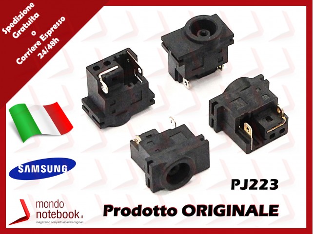 Connettore di Alimentazione DC Power Jack SAMSUNG PJ223 R520 R522 R620 Q320 Q430R467 R468 R469 R479 R500 R504 R518 R519 R780 N1