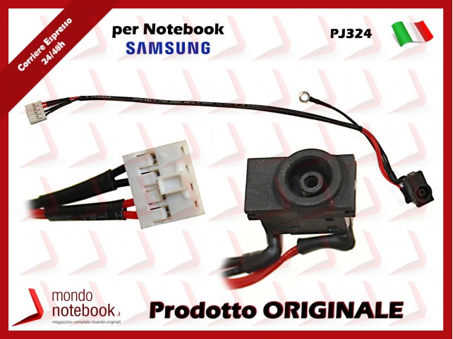 Connettore di Alimentazione DC Power Jack SAMSUNG PJ324 R518 R519 R520 R522 R520 NP-X420 X420 Q320