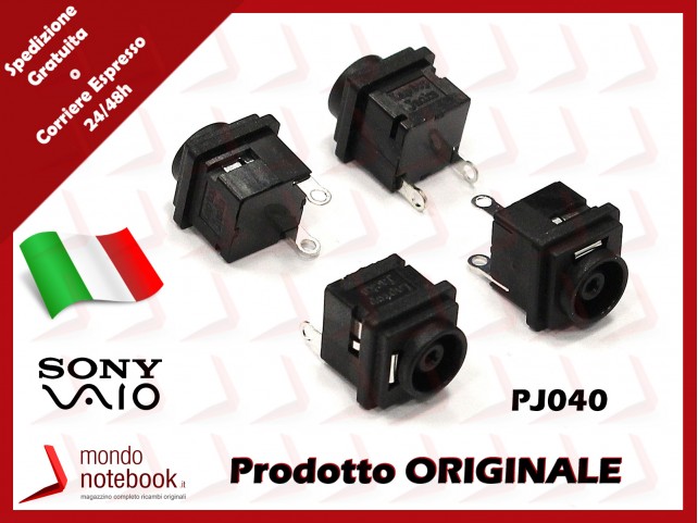 Connettore di Alimentazione DC Power Jack SONY PJ040 VGN-K PCG-K PCG-GRT VGN-A Series